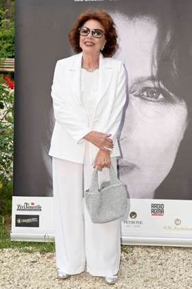 Giovanna Ralli bei der 9. Verleihung des Premio Anna Magnani 2023 im Casa del Cinema Villa Borghese. Rom, 09.06.2023