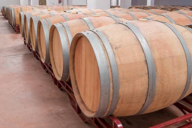 RECORD DATE NOT STATED American Oak Barrels aging on a modern Winery , 31068786.jpg, inox, fermenting, aging, industrial, bodega, technology, store, cantina, process, factory, barrel, organic, italy, tank, tanks, temperature, oak, modern, vineyard, sparkling, container, bio, american, chateau, manufacturing, champagne, fluid, winery, french, alcohol, winemaking, cave, natural, equipment, grape, underground, background, domain, plant, fermentation, processing, containers, wine, steel, distillery, production, line, cold, industry, storage