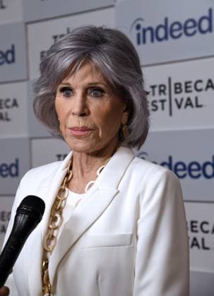 June 10, 2023, New York, New York, USA: Jane Fonda Honored with Harry Belafonte Voices For Social Justice Award at the 2023 Tribeca Film Festival at Spring Studios in New York. New York USA - ZUMAp281 20230610_zea_p281_022 Copyright: xPhotoxImagexPressx