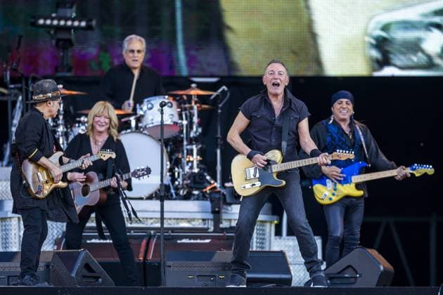 Bilder des Jahres 2023, Entertainment June 06 Entertainment Themen der Woche KW23 Entertainment Bilder des Tages LANDGRAAF - Bruce Springsteen during his concert on the Megaland grounds. The concert is part of the stadium tour with which The Boss travels through Europe. ANP MARCEL VAN HOORN netherlands out - belgium out  Copyright: xx x471398710x originalFilename: 471398710.jpg