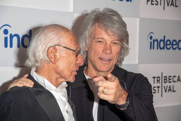 Entertainment Themen der Woche KW23 June 11, 2023, New York, United States: Ron Delsener and Jon Bon Jovi attend the Ron Delsener Presents during the 2023 Tribeca Festival at Spring Studios in New York City. New York United States - ZUMAs197 20230611_zaa_s197_281 Copyright: xRonxAdarx