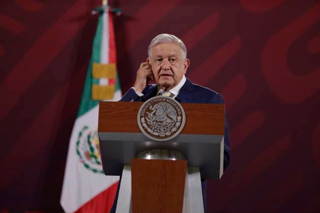 AndrÃ s Manuel Lopez Obrador, President Of Mexico, Announces Progress On The Tren Maya (Mayan Train) Andres Manuel Lopez Obrador, President of Mexico, during a morning press conference at the National Palace in Mexico City, on june 12, 2023, where he announced the progress of the Mayan Train, which will be inaugurated in December of this year. Mexico City Mexico  Copyright: xGerardoxVieyrax originalFilename: vieyra-notitle230612_npGm9.jpg