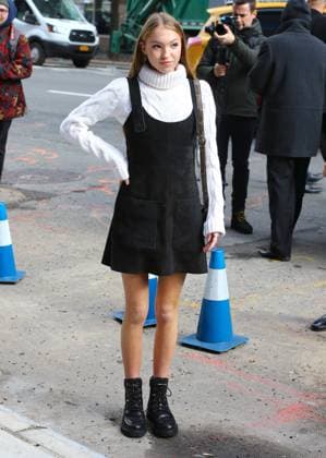 NYFW - Longchamp Show - Arrivals Lila Grace Moss attends the Longchamp show during The New York Fashion Week in New York City, NY on February 8, 2020. Photo by Dylan Travis ABACAPRESS.COM New York City NY United States  Copyright: xDylanxTravis ABACAx 719515_017 DylanxTravis ABACAx 719515_017