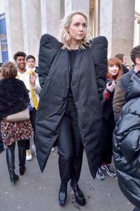 PFW Rick Owens Arrivals JR Gwendoline Christie attending the Rick Owens show during Paris Fashion Week in Paris, France on February 27, 2020. Photo by Julien Reynaud APS-Medias ABACAPRESS.COM Paris France  Copyright: xReynaudxJulien APS-Medias ABACAx 722034_001 ReynaudxJulien APS-Medias ABACAx 722034_001