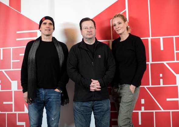 BENGTSFORS 2017-03-07 Actor Matt Dillon, director Lars von Trier and actress Uma Thurman during Tuesday s press conference during the filming of The house that Jack built . BENGTSFORS SWEDEN x9200x *** BENGTSFORS 2017 03 07 Actor Matt Dillon, director Lars von Trier and actress Uma Thurman during Tuesday s press conference during the filming of The house that Jack built BENGTSFORS SWEDEN x9200x  Copyright: xBjörnxLarssonxRosvall TTx LARS VON TRIER