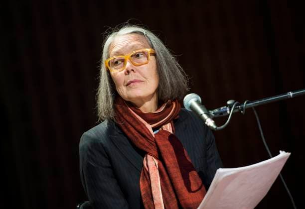 STOCKHOLM 2015 05 08 Canadian poet Anne Carson presents her performance Antigonick at Moderna museet STOCKHOLM SVERIGE ACE x10050x  Copyright: xPontusxLundahl TTx ANNE CARSON