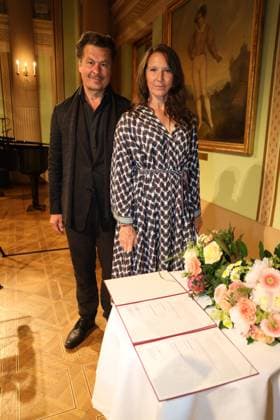 Verleihung Berufstitel Kammerschauspieler Wien, Josefstadt, 14. 06. 2023 Michael DANGL , Maria KÖSTLINGER