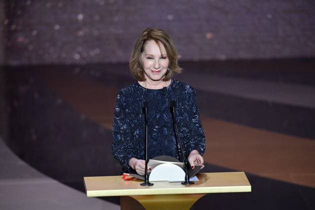 46th Cesar Ceremony Nathalie Baye during the 46th edition of the Cesar Film Awards ceremony at the Olympia in Paris, France on March 12, 2021. Photo by Dominique Charriau Pool ABACAPRESS.COM Paris France  Copyright: xCharriauxDominique Pool ABACAx 758856_126 CharriauxDominique Pool ABACAx 758856_126