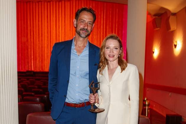 Award - Ernst-Lubitsch-Preis 2023 Karoline Herfurth mit Ehemann Christopher Doll beim Ernst-Lubitsch-Preis 2023 in der Astor Film Lounge am 14.06.2023 in Berlin. Copyright: xEventpressxKochanx