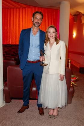 Award - Ernst-Lubitsch-Preis 2023 Karoline Herfurth mit Ehemann Christopher Doll beim Ernst-Lubitsch-Preis 2023 in der Astor Film Lounge am 14.06.2023 in Berlin. Copyright: xEventpressxKochanx