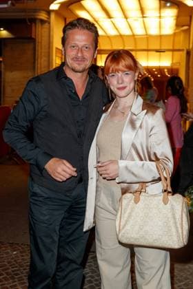 Award - Ernst-Lubitsch-Preis 2023 Roman Knizka und Olivia Laurea beim Ernst-Lubitsch-Preis 2023 in der Astor Film Lounge am 14.06.2023 in Berlin. Copyright: xEventpressxKochanx