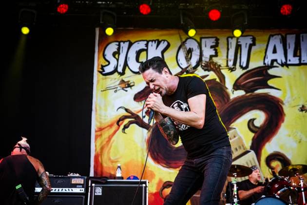 Sick of It All live at Copenhell 2023, Copenhagen, Denmark Copenhagen, Denmark. 14th, June 2023. The American hardcore punk band Sick of It All performs a live concert during the Danish heavy metal festival Copenhell 2023 in Copenhagen. Here vocalist Lou Koller is seen live on stage. Copenhagen Denmark  Copyright: xGonzalesxPhoto ChristianxHjorthx