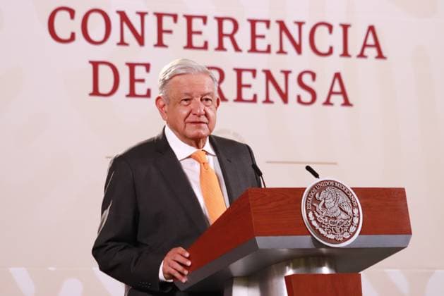Mexican President, Lopez Obrador Briefing Conference June 15, 2023 in Mexico City, Mexico: President of Mexico Andres Manuel Lopez Obrador, speaks during the briefing morning conference in front of media at the National Palace, on June 15, 2023 in Mexico City, Mexico. (Photo by Carlos Santiago Eyepix Group) Copyright: xCarlosxSantiagox xEyepixxGroupx CS202306156735