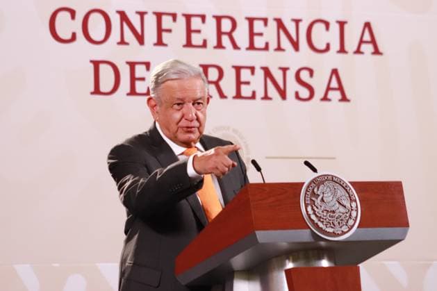 Mexican President, Lopez Obrador Briefing Conference June 15, 2023 in Mexico City, Mexico: President of Mexico Andres Manuel Lopez Obrador, speaks during the briefing morning conference in front of media at the National Palace, on June 15, 2023 in Mexico City, Mexico. (Photo by Carlos Santiago Eyepix Group) Copyright: xCarlosxSantiagox xEyepixxGroupx CS202306156734