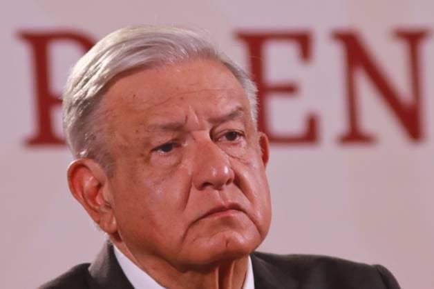 Mexican President, Lopez Obrador Briefing Conference June 15, 2023 in Mexico City, Mexico: President of Mexico Andres Manuel Lopez Obrador, speaks during the briefing morning conference in front of media at the National Palace, on June 15, 2023 in Mexico City, Mexico. (Photo by Carlos Santiago Eyepix Group) Copyright: xCarlosxSantiagox xEyepixxGroupx CS202306156737