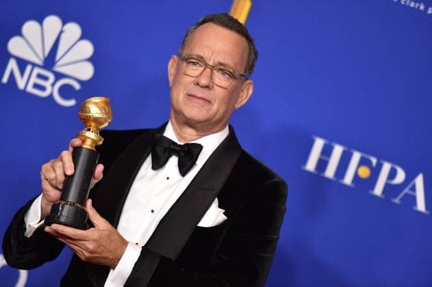 77th Golden Globe Awards - Press Room - LA Tom Hanks poses in the press room of the 77th Annual Golden Globes Awards at Beverly Hilton Hotel on January 05, 2020 in Beverly Hills, California. Photo by Lionel Hahn ABACAPRESS.COM Los Angeles California United States  Copyright: xHahnxLionel ABACAx 714821_036 HahnxLionel ABACAx 714821_036
