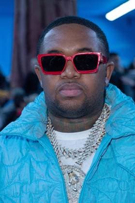 PFW - Louis Vuitton Front Row AM DJ Mustard attending the Louis Vuitton Menswear Fall Winter 2020-2021 show as part of Paris Fashion Week in Paris, France on January 16, 2020. Photo by Aurore Marechal ABACAPRESS.COM Paris Ile de France France  Copyright: xMarechalxAurore ABACAx 716262_059 MarechalxAurore ABACAx 716262_059