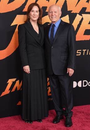 2023, Hollywood, California, USA: Kathleen Kennedy and Frank Marshall arrives for the Ã¢â‚¬ËœIndiana Jones and the Dial of DestinyÃ¢â‚¬â ¢ World Premiere at the Dolby Theatre. Hollywood USA - ZUMAo05_ 20230615_zaf_o05_092 Copyright: xLisaxO Connorx