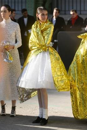 PFW - Kaia Gerber Models For Chanel Kaia Gerber in the backstage during the Chanel Haute Couture Spring Summer 2020 show as part of Paris Fashion Week on January 21, 2020 in Paris, France. Photo by Laurent Zabulon ABACAPRESS.COM  Copyright: xZabulonxLaurent ABACAx 716967_025 ZabulonxLaurent ABACAx 716967_025