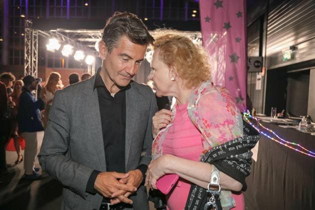 RECORD DATE NOT STATED 15.06.2023, Globe Wien, Österreichischer Filmpreis 2023, Verleihungsgala d. Akademie des Österreichischen Films im Bild: Roland Weißmann -ORF Generaldirektor, Sunnyi Melles, Österreichischer Filmpreis 2023