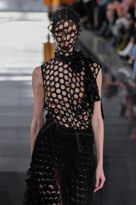 PFW - Maison Margiela Runway A model walks the runway during the Maison Margiela show as part of the Paris Fashion Week Womenswear Fall Winter 2020 2021 at Grand Palais on February 26, 2020 in Paris, France. Photo by Alain Gil-Gonzalez ABACAPRESS.COM Paris France  Copyright: xGil-GonzalezxAlain ABACAx 722506_083 Gil-GonzalezxAlain ABACAx 722506_083