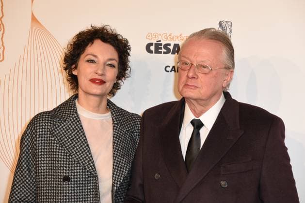 43rd Cesar Film Awards Arrivals - Paris Jeanne Balibar and Frank Castorf arriving to the 43rd Annual Cesar Film Awards ceremony held at the Salle Pleyel, in Paris, France on March 2, 2018. Photo by Mireille Ampilhac ABACAPRESS.COM Paris France  Copyright: xAmpilhacxMireille ABACAx 627944_083 AmpilhacxMireille ABACAx 627944_083