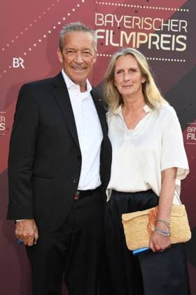 Michael und Claudia Roll bei der Verleihung Bayerischer Filmpreis am 16.06.2023 im Prinzregententheater in Muenchen Bayerischer Filmpreis 2023 in Muenchen