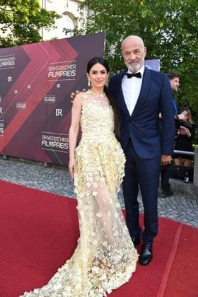 Heiner Lauterbach und Viktoria Lauterbach bei der Verleihung Bayerischer Filmpreis am 16.06.2023 im Prinzregententheater in Muenchen Bayerischer Filmpreis 2023 in Muenchen