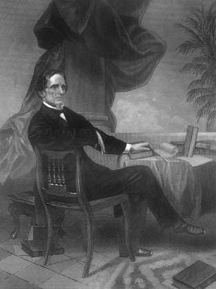 Jefferson Finis Davis, 1808 - 1889, President of the Confederate States of America Jefferson Finis Davis, 1808 - 1889, an American soldier, politician and the President of the Confederate States of America during the American Civil War, Jefferson Finis Davis, 1808 - 1889, ein US-amerikanischer Politiker, Präsident der Konföderierten Staaten von Amerika Copyright: xZoonar.com Heinz-DieterxFalkensteinx 6074909