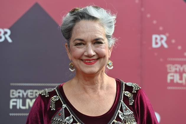 Irina WANKS (Schauspielerin) Einzelbild,angeschnittenes Einzelmotiv,Portraet,Portrait,Porträt. Roter Teppich,Red Carpet,Bayerischer Filmpreis 2023 am 16.06.2023 im Prinzregententheater in Muenchen.