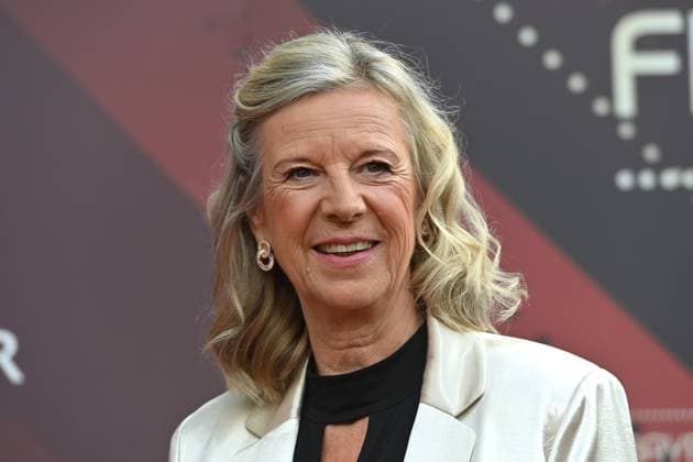Katja Wildermuth (Intendantin Bayerischer Rundfunk), Einzelbild,angeschnittenes Einzelmotiv,Portraet,Portrait,Porträt. Roter Teppich,Red Carpet,Bayerischer Filmpreis 2023 am 16.06.2023 im Prinzregententheater in Muenchen.