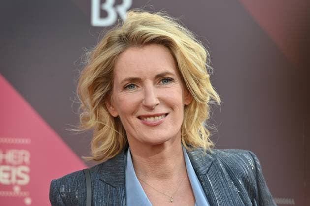 Maria FURTWAENGLER (Schauspielerin) Einzelbild,angeschnittenes Einzelmotiv,Portraet,Portrait,Porträt Roter Teppich,Red Carpet,Bayerischer Filmpreis 2023 am 16.06.2023 im Prinzregententheater in Muenchen.