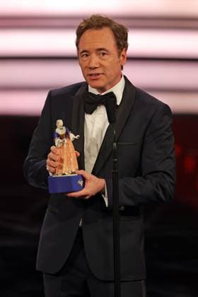 Michael Bully Herbig Verleihung Bayerischer Filmpreis 2022 Ehrenpreisträger Michael Bully Herbig während seiner Dankesrede. Verleihung des 44. Bayerischen Filmpreises 2022 am 16.06.2023 im Münchner Prinzregententheater. München, Bayern, Deutschland.
