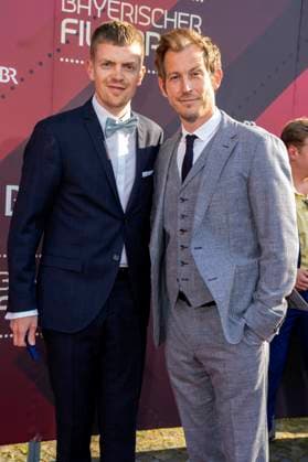 Ferdinand Hofer und Stefan Murr bei der Verleihung des 44. Bayerischen Filmpreises 2022 im Prinzregententheater. München, 16.06.2023