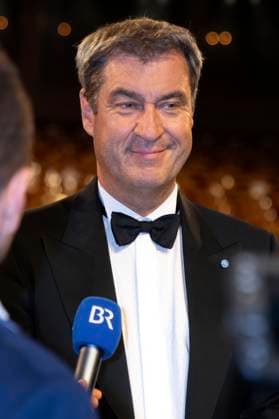 Markus Söder bei der Verleihung des 44. Bayerischen Filmpreises 2022 im Prinzregententheater. München, 16.06.2023