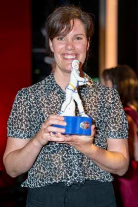Sophie Linnenbaum bei der Verleihung des 44. Bayerischen Filmpreises 2022 im Prinzregententheater. München, 16.06.2023