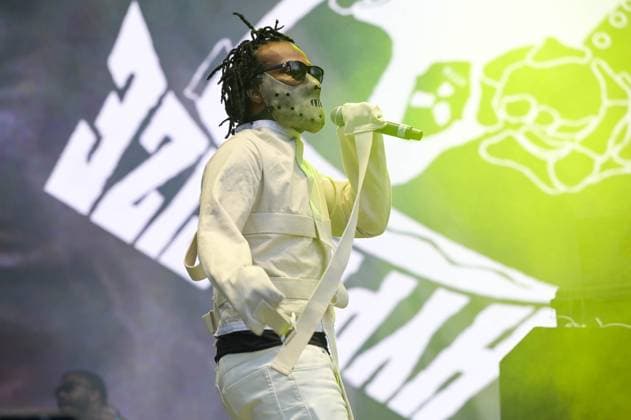 June 16, 2023, Manchester, Tennessee, United States: Three 6 Mafia Juicy J performs during Day 2 of the 2023 Bonnaroo Music & Arts Festival on June 16, 2023 in Manchester, Tennessee. .Photo: imageSPACE. Manchester United States - ZUMAs181 20230616_zea_s181_112 Copyright: xDarrenxEaglesx