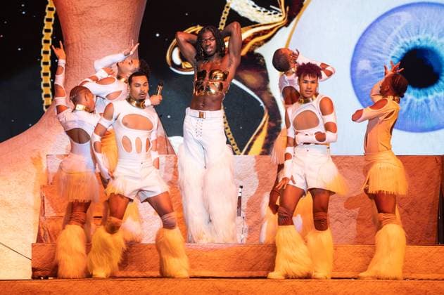 June 17, 2023, Manchester, Tennessee, United States: Lil Nas X performs during Day 3 of the 2023 Bonnaroo Music & Arts Festival on June 17, 2023 in Manchester, Tennessee. Manchester United States - ZUMAs181 20230617_zea_s181_132 Copyright: xDarrenxEaglesx