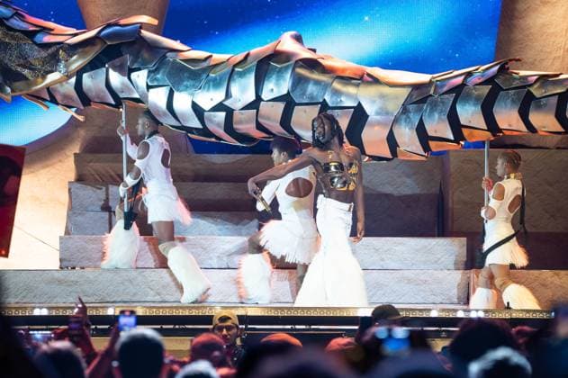 June 17, 2023, Manchester, Tennessee, United States: Lil Nas X performs during Day 3 of the 2023 Bonnaroo Music & Arts Festival on June 17, 2023 in Manchester, Tennessee. Manchester United States - ZUMAs181 20230617_zea_s181_142 Copyright: xDarrenxEaglesx