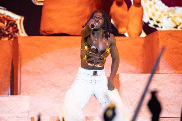 June 17, 2023, Manchester, Tennessee, United States: Lil Nas X performs during Day 3 of the 2023 Bonnaroo Music & Arts Festival on June 17, 2023 in Manchester, Tennessee. Manchester United States - ZUMAs181 20230617_zea_s181_152 Copyright: xDarrenxEaglesx