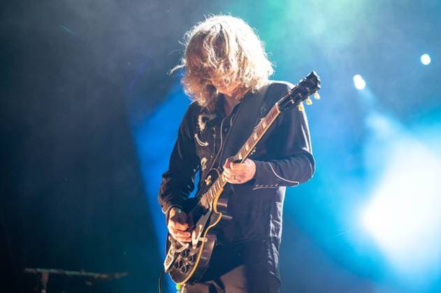 June 18, 2023, Manchester, Tennessee, United States: Tom Blankenship from My Morning Jacket performs during Day 3 of the 2023 Bonnaroo Music & Arts Festival on June 17, 2023 in Manchester, Tennessee. Manchester United States - ZUMAs181 20230618_zea_s181_012 Copyright: xDarrenxEaglesx