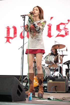 June 18, 2023, Manchester, Tennessee, United States: Paris Jackson performs during Day 4 of the 2023 Bonnaroo Music & Arts Festival on June 18, 2023 in Manchester, Tennessee. Manchester United States - ZUMAs181 20230618_zea_s181_016 Copyright: xDarrenxEaglesx