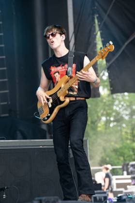 June 18, 2023, Manchester, Tennessee, United States: Zach Sutton with Hippo Campus performs on Day 4 of the 2023 Bonnaroo Music & Arts Festival on June 18, 2023 in Manchester, Tennessee. Manchester United States - ZUMAs181 20230618_zea_s181_061 Copyright: xDarrenxEaglesx