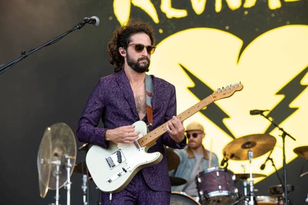 June 18, 2023, Manchester, Tennessee, United States: The Revivalists perform on Day 4 of the 2023 Bonnaroo Music & Arts Festival on June 18, 2023 in Manchester, Tennessee. L-R Zack Feinberg, Andrew Campanelli. Manchester United States - ZUMAs181 20230618_zea_s181_077 Copyright: xDarrenxEaglesx