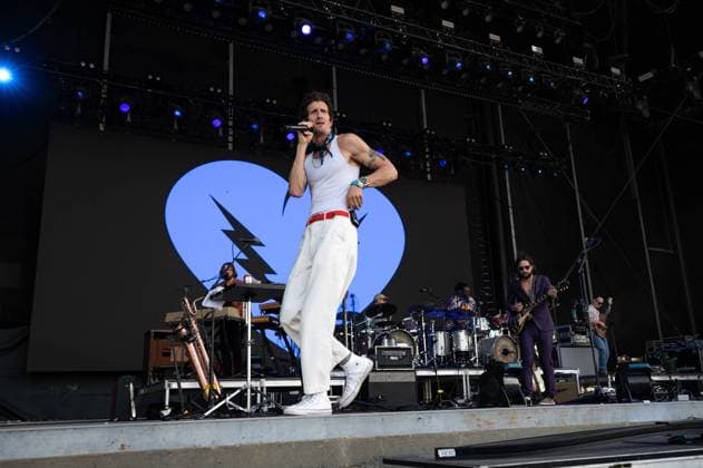 June 18, 2023, Manchester, Tennessee, United States: David Shaw and The Revivalists perform on Day 4 of the 2023 Bonnaroo Music & Arts Festival on June 18, 2023 in Manchester, Tennessee. Manchester United States - ZUMAs181 20230618_zea_s181_082 Copyright: xDarrenxEaglesx