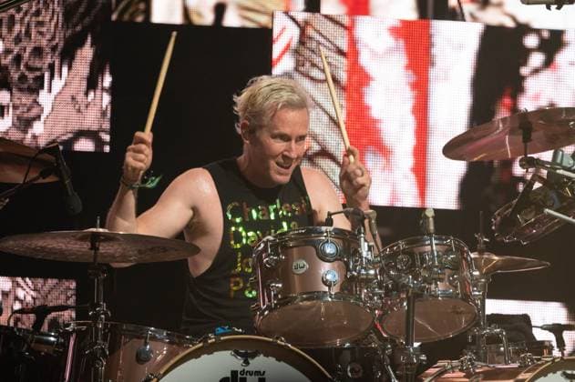 June 18, 2023, Manchester, Tennessee, United States: Josh Freese with Foo Fighters performs during Day 4 of the 2023 Bonnaroo Music & Arts Festival on June 18, 2023 in Manchester, Tennessee. Manchester United States - ZUMAs181 20230618_zea_s181_163 Copyright: xDarrenxEaglesx