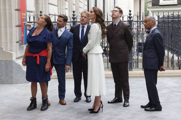 . 20 06 2023. London, United Kingdom. Princess of Wales reopens National Portrait Gallery. The Princess of Wales reopens the National Portrait Gallery in London.  xMartynxWheatleyx xi-Imagesx IIM-24489-0022