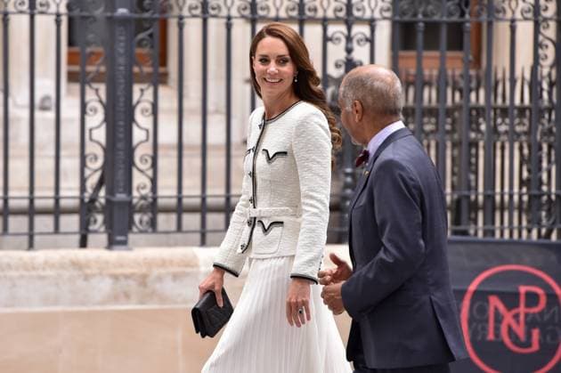 June 20, 2023, London, England, United Kingdom: CATHERINE, Princess of Wales, reopens the National Portrait Gallery after being closed for 3 years. London United Kingdom - ZUMAk172 20230620_zip_k172_004 Copyright: xThomasxKrychx