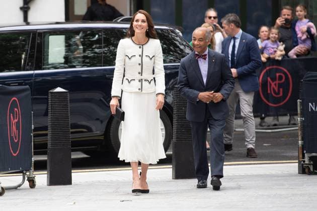 Princess of Wales Attends Re-opening of National Portrait Gallery, London - Tuesday 20 June Catherine - The Princess of Wales attends the re-opening of The National Portrait Gallery, London, England, UK on Tuesday 20 June, 2023., Credit:Justin Ng Avalon UK, England, London, National Portrait Gallery  Copyright: xJustinxNgx xAvalonx 0784396152