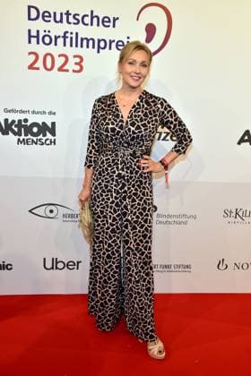 21. Deutscher HörfilmPreis 2023 Dana Golombeck Ankunft, zum 21. Deutscher HörfilmPreis 2023 in Berlin am 18.06.2023